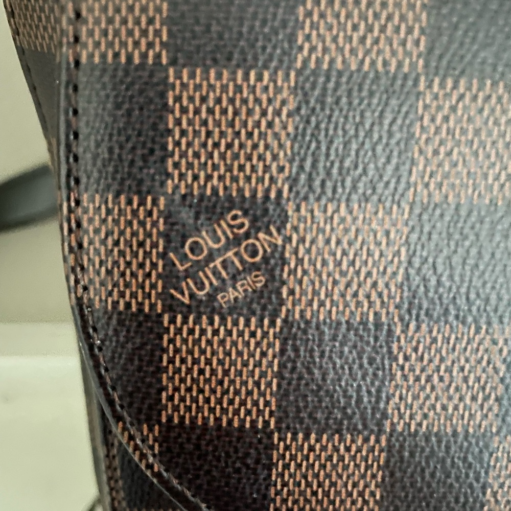 Classic Beige and Brown Checker Pattern Louis Vuitton Mini Backpack